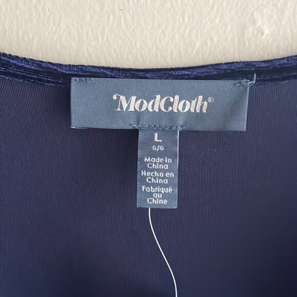 ModCloth Wrapped in Elegance Velvet Mini Dress - Picture 6 of 14